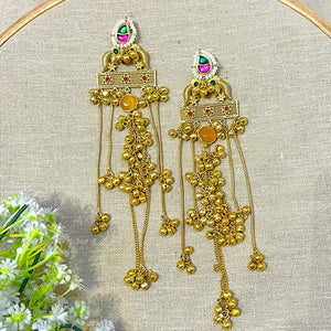 Kundan Kashmiri Earrings Kundan Kashmiri Earrings
