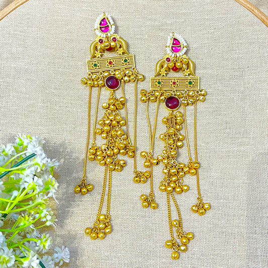 Kundan Kashmiri Earrings