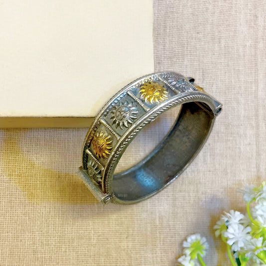 "Fateh" Silver Look Alike Dual Tone Kada