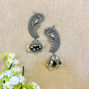 ear cuffs with jhumkas ear cuffs with jhumkas