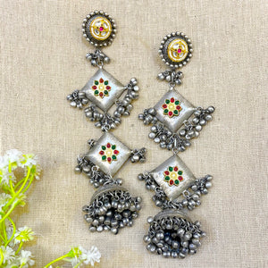 Long ghungroo earrings Long ghungroo earrings