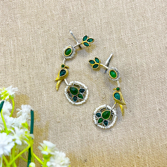 "Solmist" Silver Look Alike Earcuff