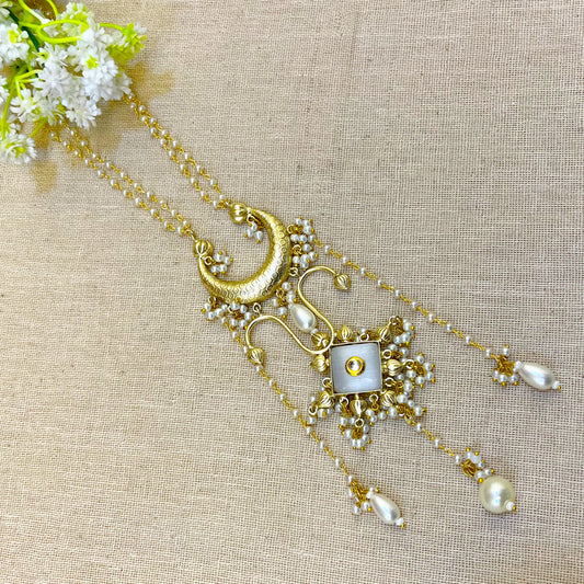 Golden chain necklace