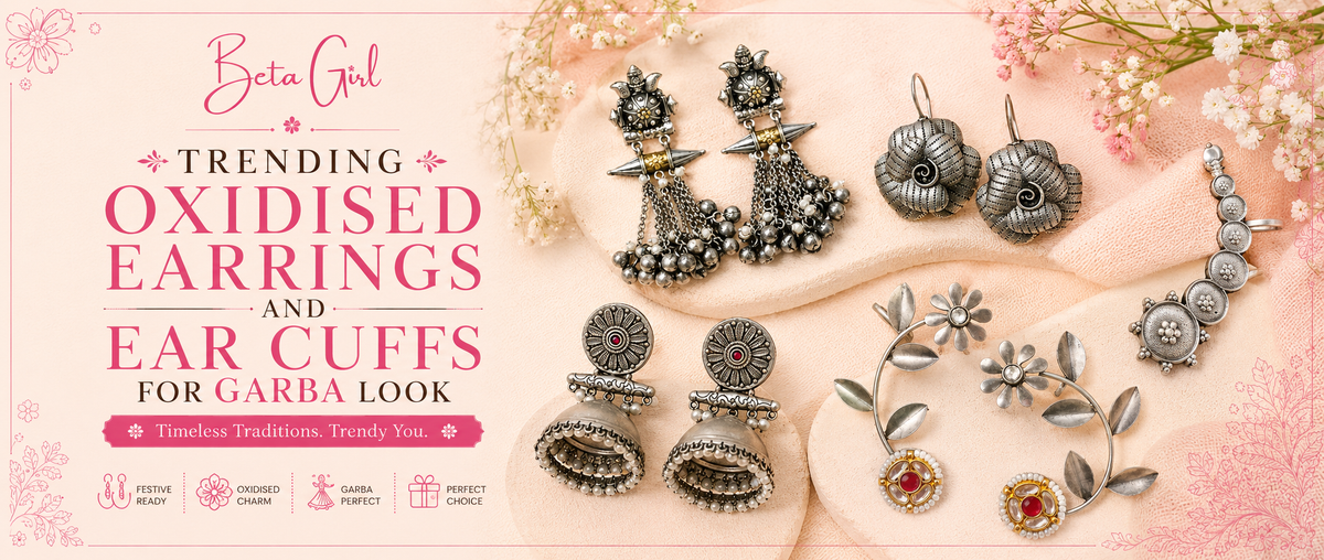 Oxidised Earrings & Earcuffs