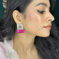 pink earring