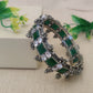 " Toroni" Silver Look Alike Oxidized Kada