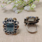 Dual Tone stone ring