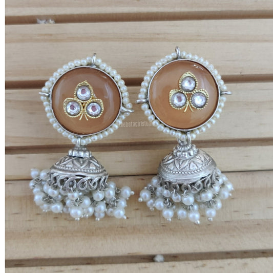 “Dolly” Silver Look alike Oxidised Earrings