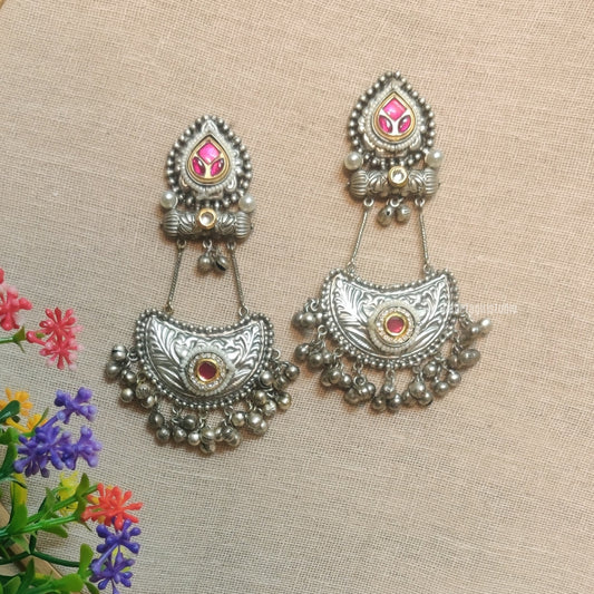 "Niyati" Silver Plated Earring