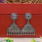 "Wynna"  Silver Look Alike Oxidized Earring