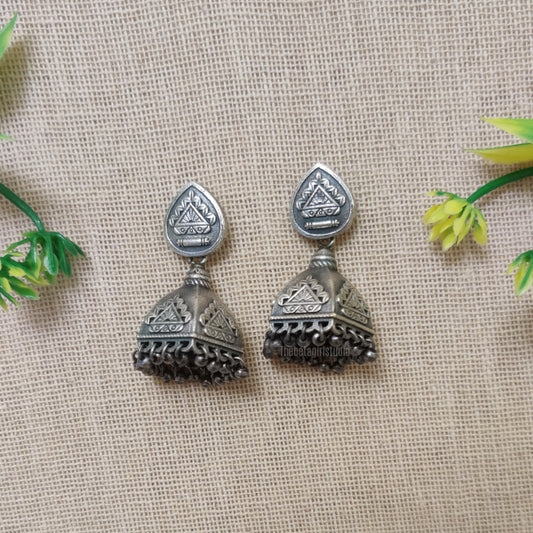 "Vidhisha" Silver Look Alike Earrings