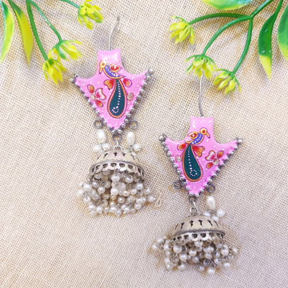 Pearl Beaded jhumka earring
