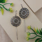 "Moh"Silver Look Alike Oxidised Earcuff