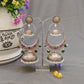 "Elegance" Silver Look Alike Chandbali