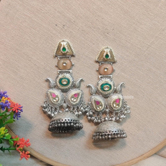 "Kriyaa" Silver Plated Earrings
