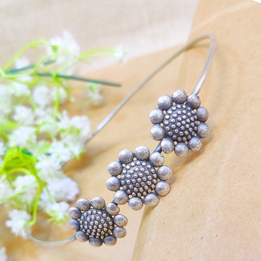 "Flowery" Silver Look Alike Hairpins