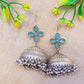 "Glistening" Silver Look Alike Danglers