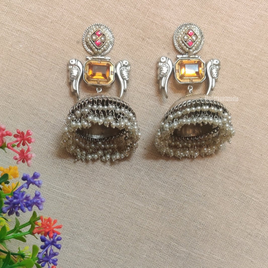 "Nakshatra" Silver Plated Earrings