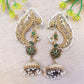"Sajni" Silver Look Alike Dual Tone Earcuffs