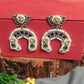 "Udaya" Silver Look Alike Oxidized Earring