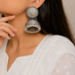 "Ghoomer" Silver Plated Jhumki Earrings