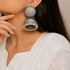 "Ghoomer" Silver Plated Jhumki Earrings