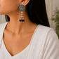 "Jinisha" Silver Look Alike Earrings