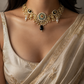 Orion Dual Tone Green Kundan Choker