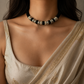 Thread Oxidised Choker Traditional Necklace