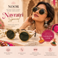 Noor Antique Gold Ethnic Round Statement Sunglasses