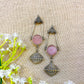 “Viha” Silver Look Alike Oxidised Earring