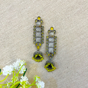 “Yasti” Silver Look Alike Oxidised Earring