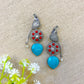 "Jewelplume" Silver look alike Oxidised Earrings
