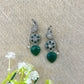 "Jewelplume" Silver look alike Oxidised Earrings