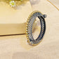 "Topaz"Silver Look Alike Dual Tone Kada