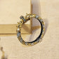 "Teyra" Silver Look Alike Dual Tone Kada