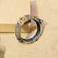 "Tivra"Silver Look Alike Dual Tone Kada