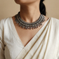 "Nori" Silver Look Alike Oxidized Choker