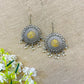 "Twirl" Dual Tone Oxidized Dangler