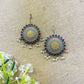 "Twirl" Dual Tone Oxidized Dangler