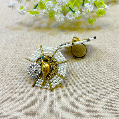 "Parrot" Silver Look Alike Oxidised Ring