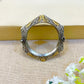 "Ashti" SilverLook Alike Dual Tone Kada