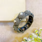 oxidized silver kada