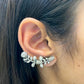 "Kanchiki" Silver Look Alike Oxidised Earcuff