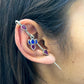 "Stilaz" Silver look Alike Earcuffs