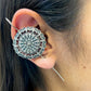 "Moh"Silver Look Alike Oxidised Earcuff