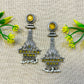 Yellow Stone long earrings