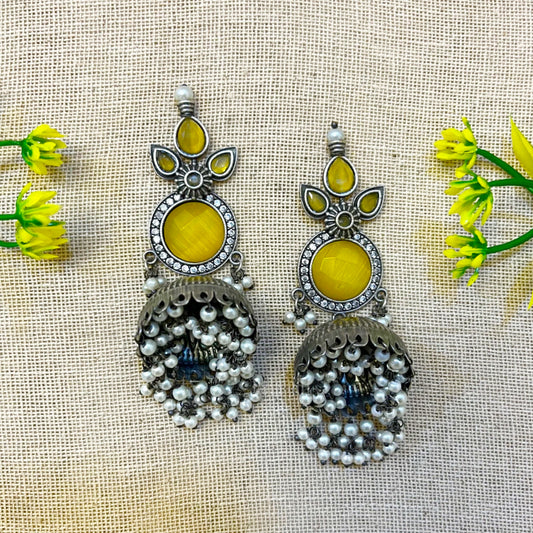 "Pearl" Silver Look Alike Earrings