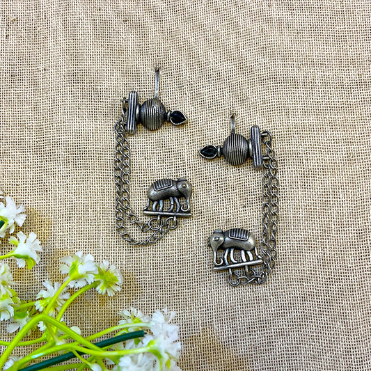 "Orea" Silver Look Alike Earcuffs
