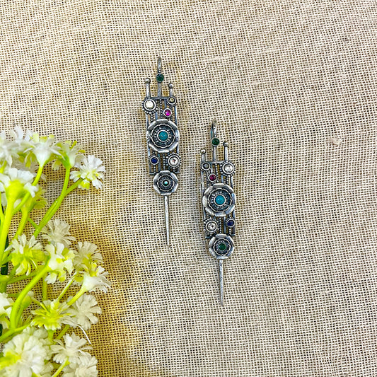 "Nyra" Silver Look Alike Earcuffs